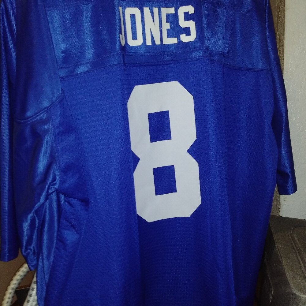 NY GIANTS JERSEY #8 JONES SIZE 4XL /AUTHENTIC NFL PRO LINE / NWT
